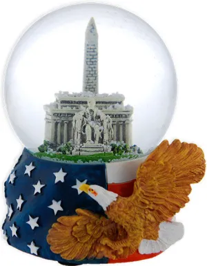 SNDC12 Water Globe Glass 65mm DC Lincoln Memorial