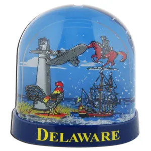 SNDE4 Snow Globe Tall Delaware