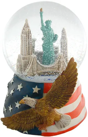 SNNY21 Water Globe 100mm Glass New York