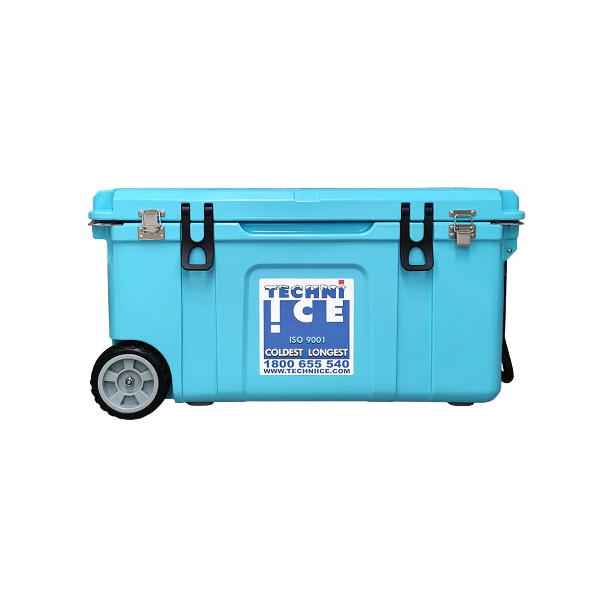 Techni Ice Signature Hardcore Icebox 75L Light Blue Wheels *Preorder FOR MID-LATE NOVEMBER DISPATCH *FREE 12 REUSABLE DRY ICE PACKS VALUES $59.95