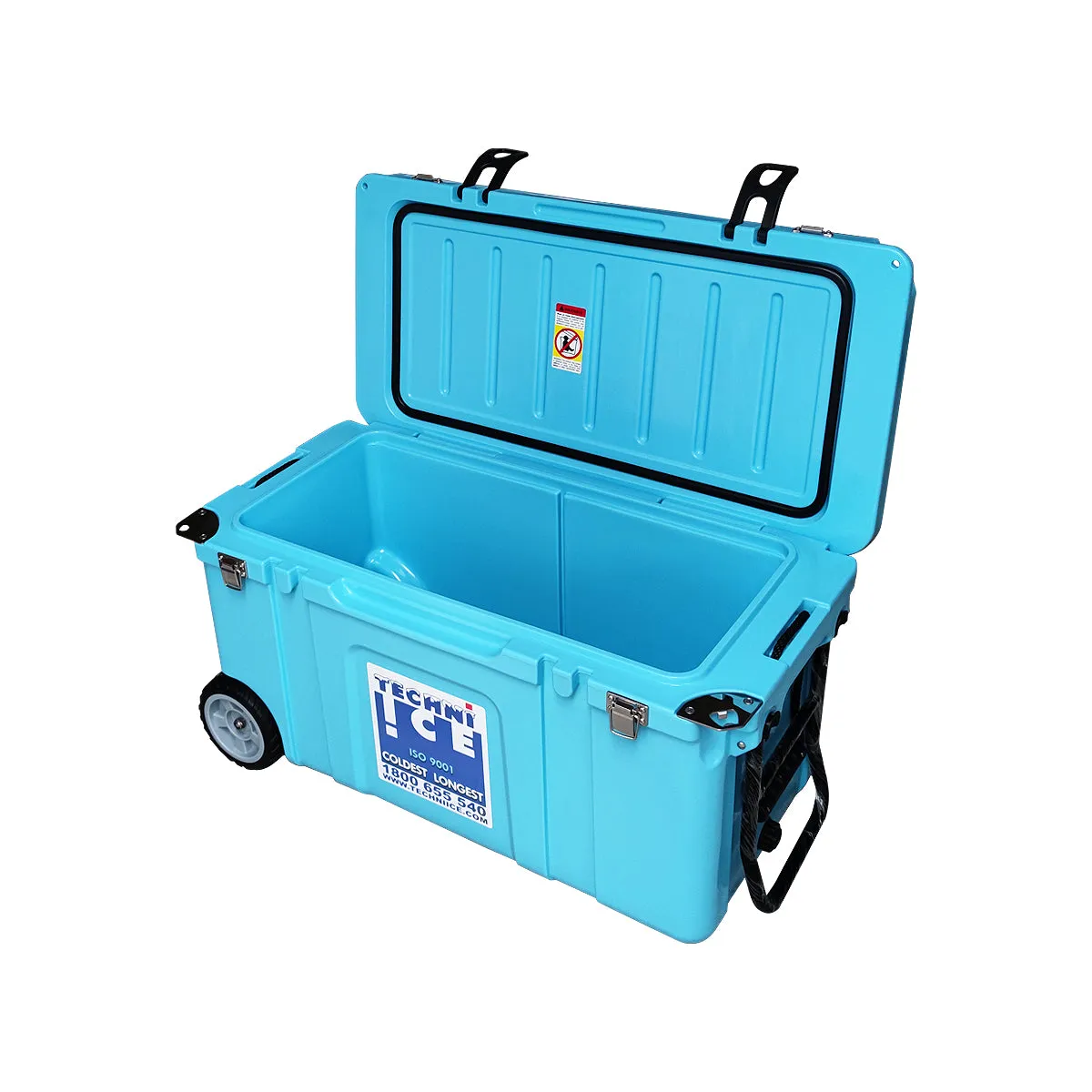 Techni Ice Signature Hardcore Icebox 75L Light Blue Wheels *Preorder FOR MID-LATE NOVEMBER DISPATCH *FREE 12 REUSABLE DRY ICE PACKS VALUES $59.95