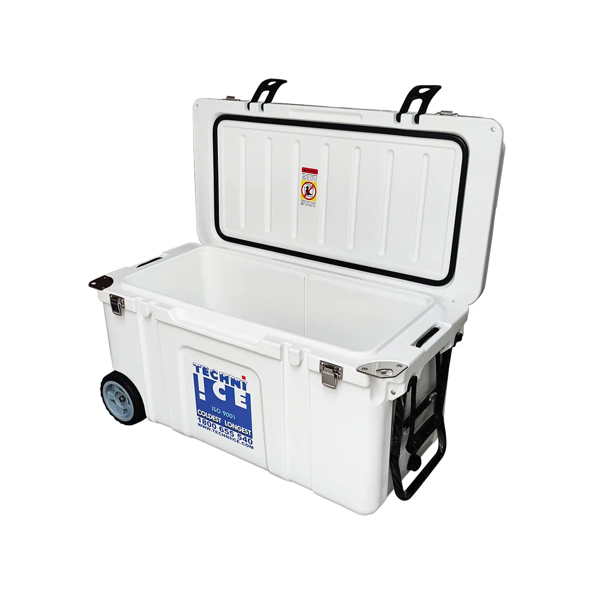 Techni Ice Signature Hardcore Icebox 75L White with Wheels *Fresh Stock Just Arrived  *FREE 12 REUSABLE DRY ICE PACKS VALUES $59.95