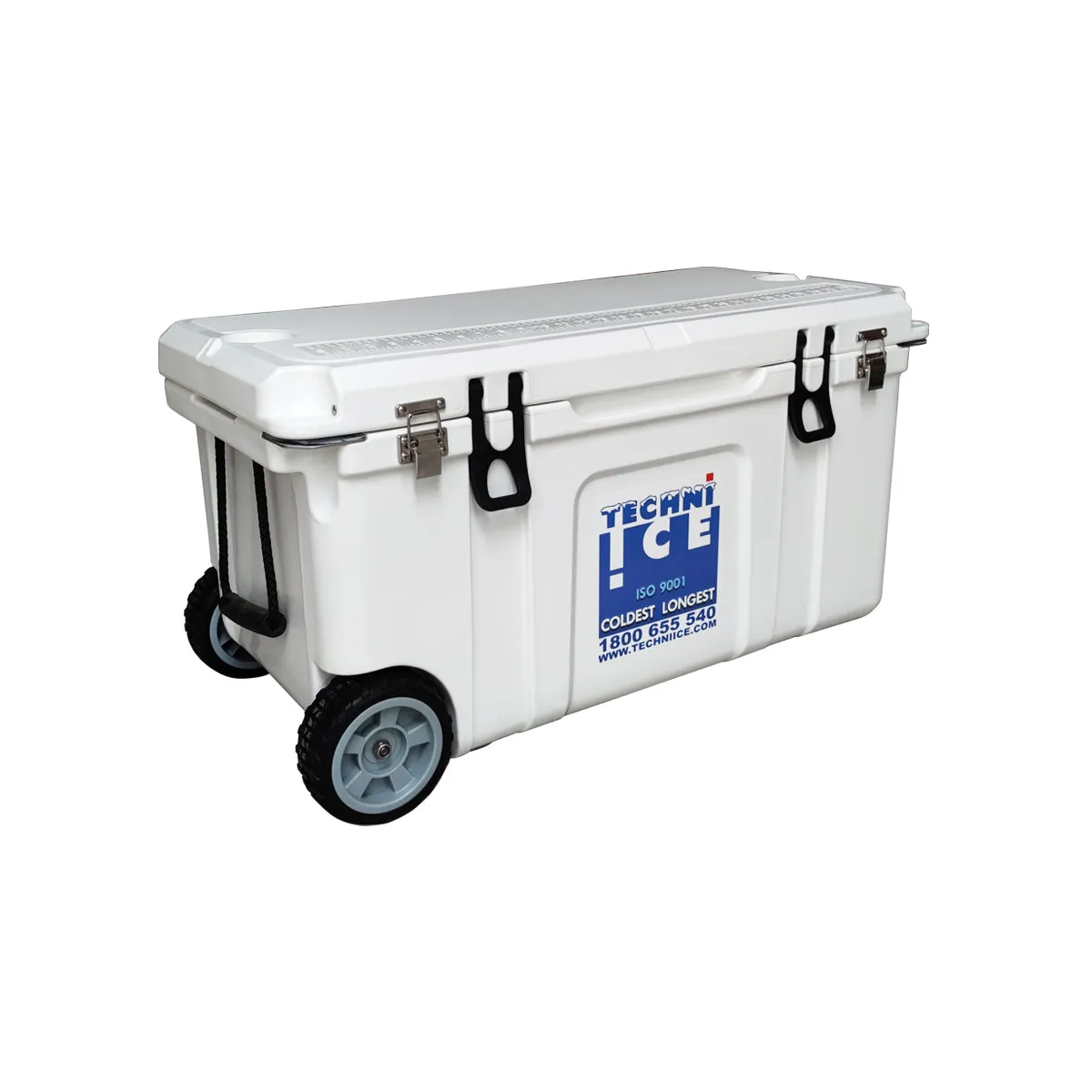 Techni Ice Signature Hardcore Icebox 75L White with Wheels *Fresh Stock Just Arrived  *FREE 12 REUSABLE DRY ICE PACKS VALUES $59.95