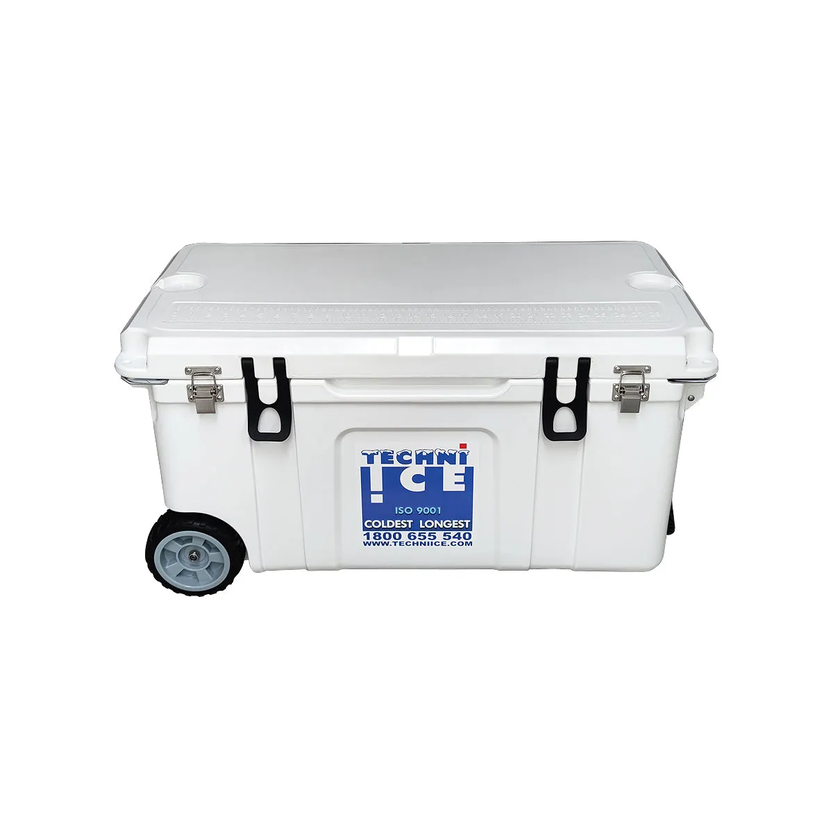 Techni Ice Signature Hardcore Icebox 75L White with Wheels *Preorder FOR MID-LATE NOVEMBER DISPATCH *FREE 12 REUSABLE DRY ICE PACKS VALUES $59.95