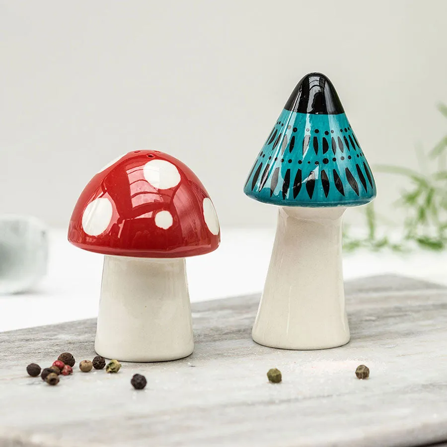 Toadstool Salt and Pepper Shakers