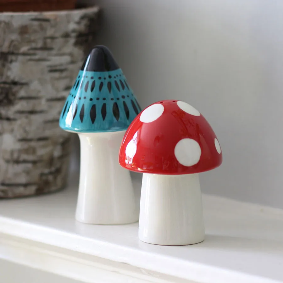 Toadstool Salt and Pepper Shakers
