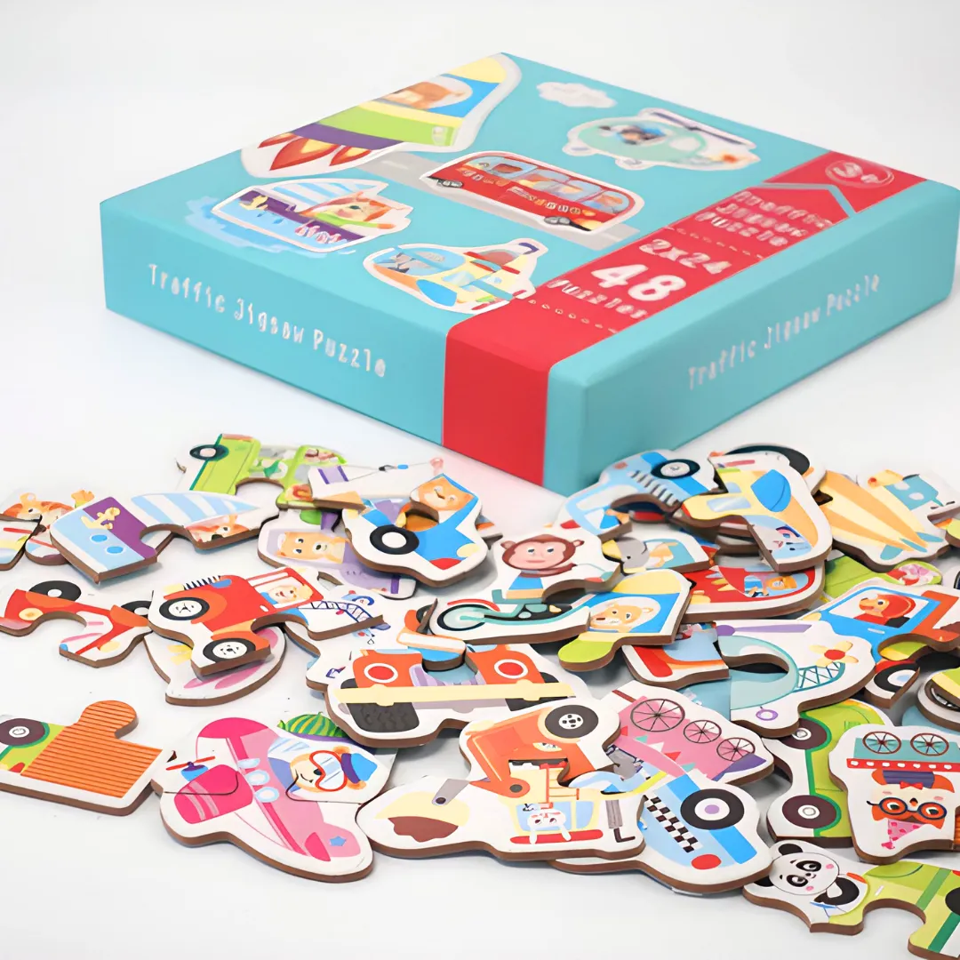 Traffic Jigsaw Puzzle for Kids 48 Puzzle Pieces BOX