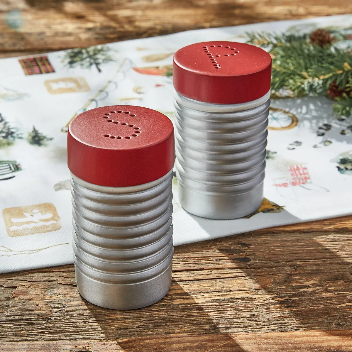 Vintage Thermos Salt And Pepper Shaker Set