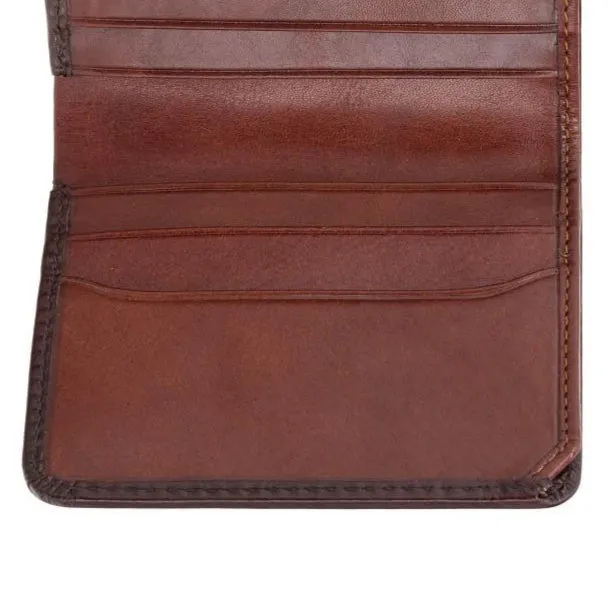 Visconti Atelier AT56 David Cash & Card Small Wallet Burnish Tan