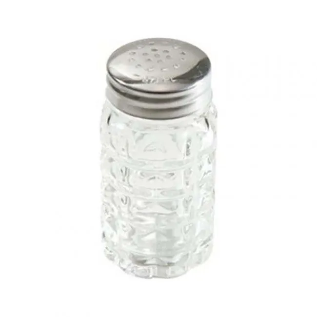Winco G-118 2 Oz Classic Shaker with Stainless Steel Flat Top